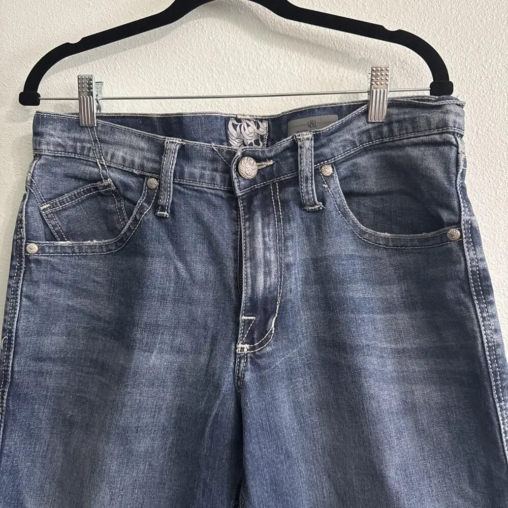Rock & Republic Neil Jeans‎ Men's 33x32 Straight Leg Pocket Stretch EUC